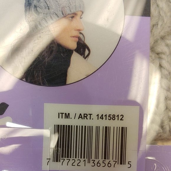 Bula Women’s Wool Blend Beanies with Poms 2-Pack, - Picture 7 of 7